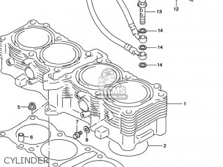 CYLINDER - GSXR1100W 1997 (V) USA (E03)
