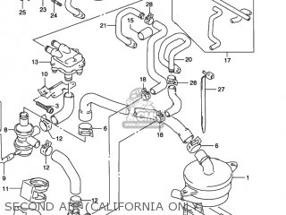 SECOND AIR (CALIFORNIA ONLY) - GSXR1100W 1997 (V) USA (E03)