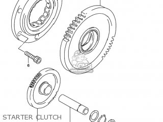 STARTER CLUTCH - GSXR1100W 1997 (V) USA (E03)