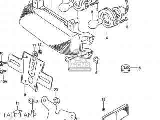 TAIL LAMP - GSXR1100W 1997 (V) USA (E03)