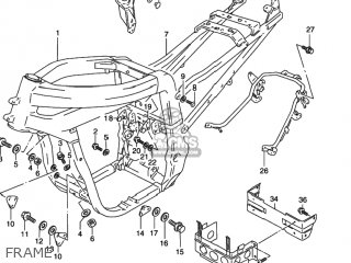 FRAME - GSXR1100W 1998 (W) USA (E03)
