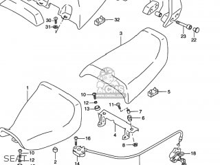 SEAT - GSXR1100W 1998 (W) USA (E03)
