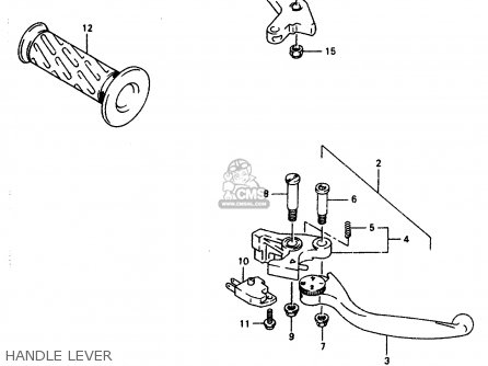 HANDLE LEVER - GSXR1100WSK 1995 (S) BRAZIL (E37)