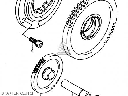 STARTER CLUTCH - GSXR1100WSK 1996 (T) BRAZIL (E37)