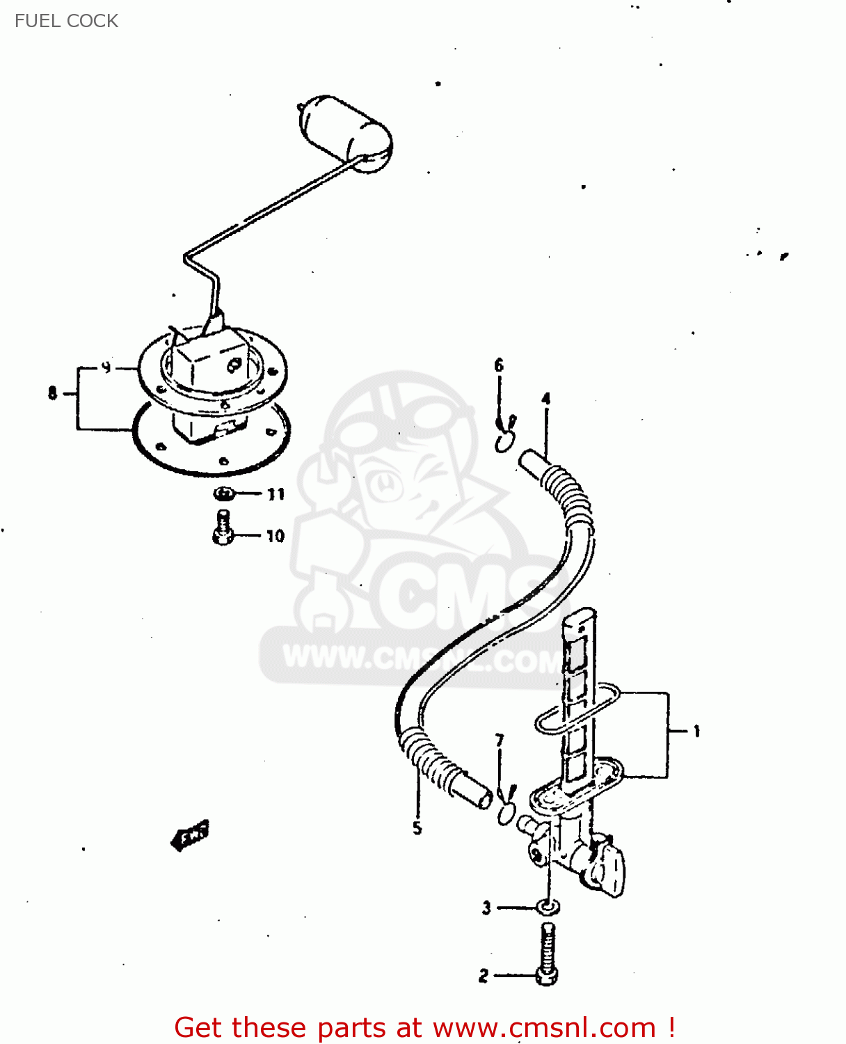 FUEL COCK GSXR400 1987 (H) GENERAL EXPORT (E01)