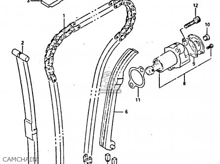 CAMCHAIN - GSXR400 1987 (H) GENERAL EXPORT (E01)