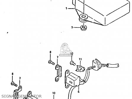 SIGNAL GENERATOR - GSXR400 1987 (H) GENERAL EXPORT (E01)