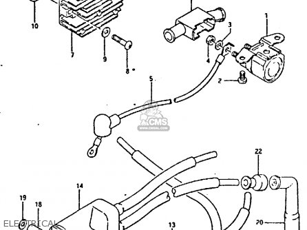 ELECTRICAL - GSXR400 1987 (H) GENERAL EXPORT (E01)