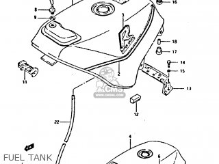 FUEL TANK - GSXR400 1987 (H) GENERAL EXPORT (E01)