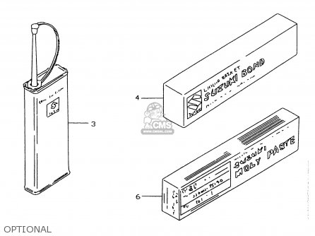 OPTIONAL - GSXR600 1997 (V) (E02 E04 E18 E22 E24 E25 E34 E39)