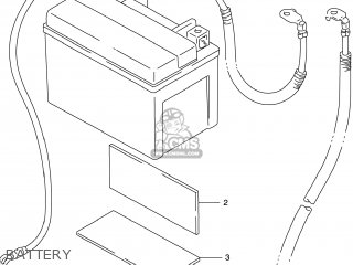 Suzuki GSXR600 1997 (V) USA (E03) parts lists and schematics