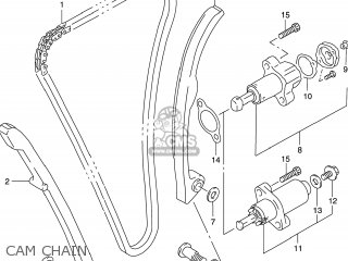 CAM CHAIN - GSXR600 1997 (V) USA (E03)
