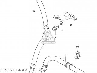 FRONT BRAKE HOSE - GSXR600 1997 (V) USA (E03)