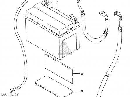 BATTERY - GSXR600 1998 (W) (E02 E04 E18 E22 E24 E25 E34 E39)