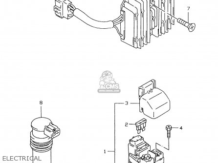 ELECTRICAL - GSXR600 1998 (W) (E02 E04 E18 E22 E24 E25 E34 E39)