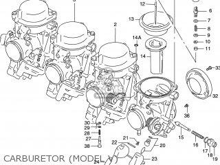 Suzuki GSXR600 1998 (W) USA (E03) parts lists and schematics