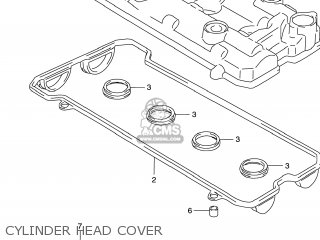 CYLINDER HEAD COVER - GSXR600 1998 (W) USA (E03)