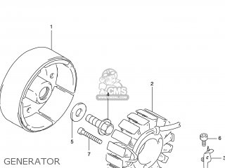GENERATOR - GSXR600 1998 (W) USA (E03)