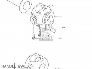 HANDLE SWITCH - GSXR600 1998 (W) USA (E03)