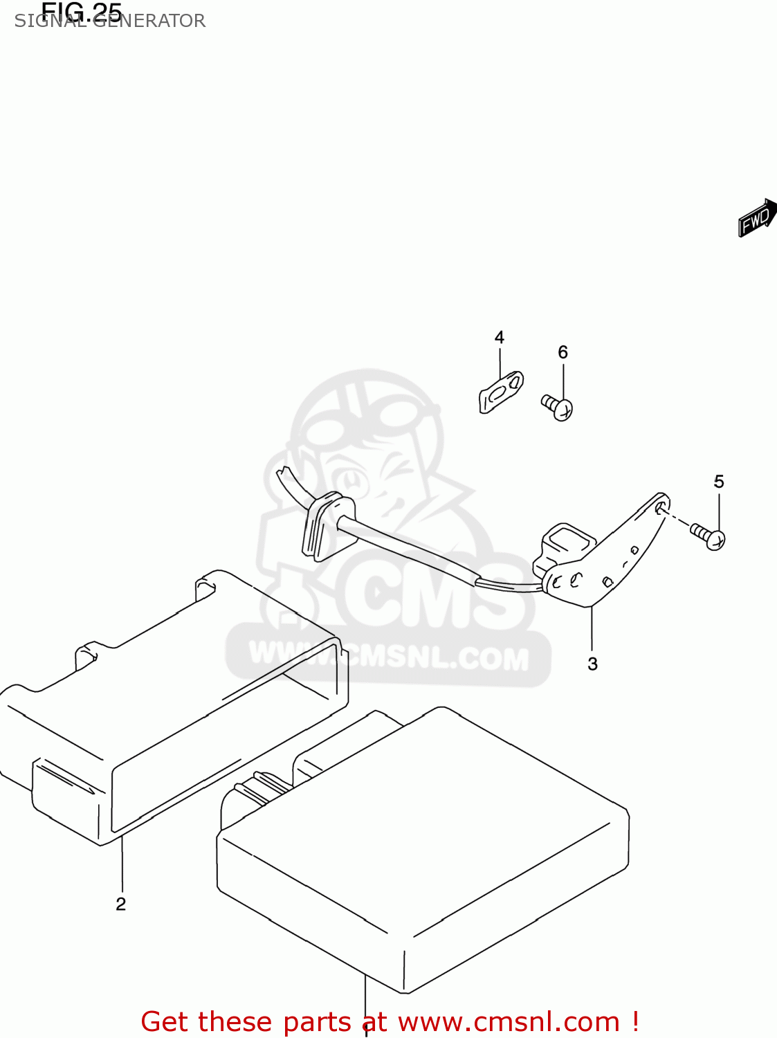 SIGNAL GENERATOR GSXR600 1999 (X) USA (E03)