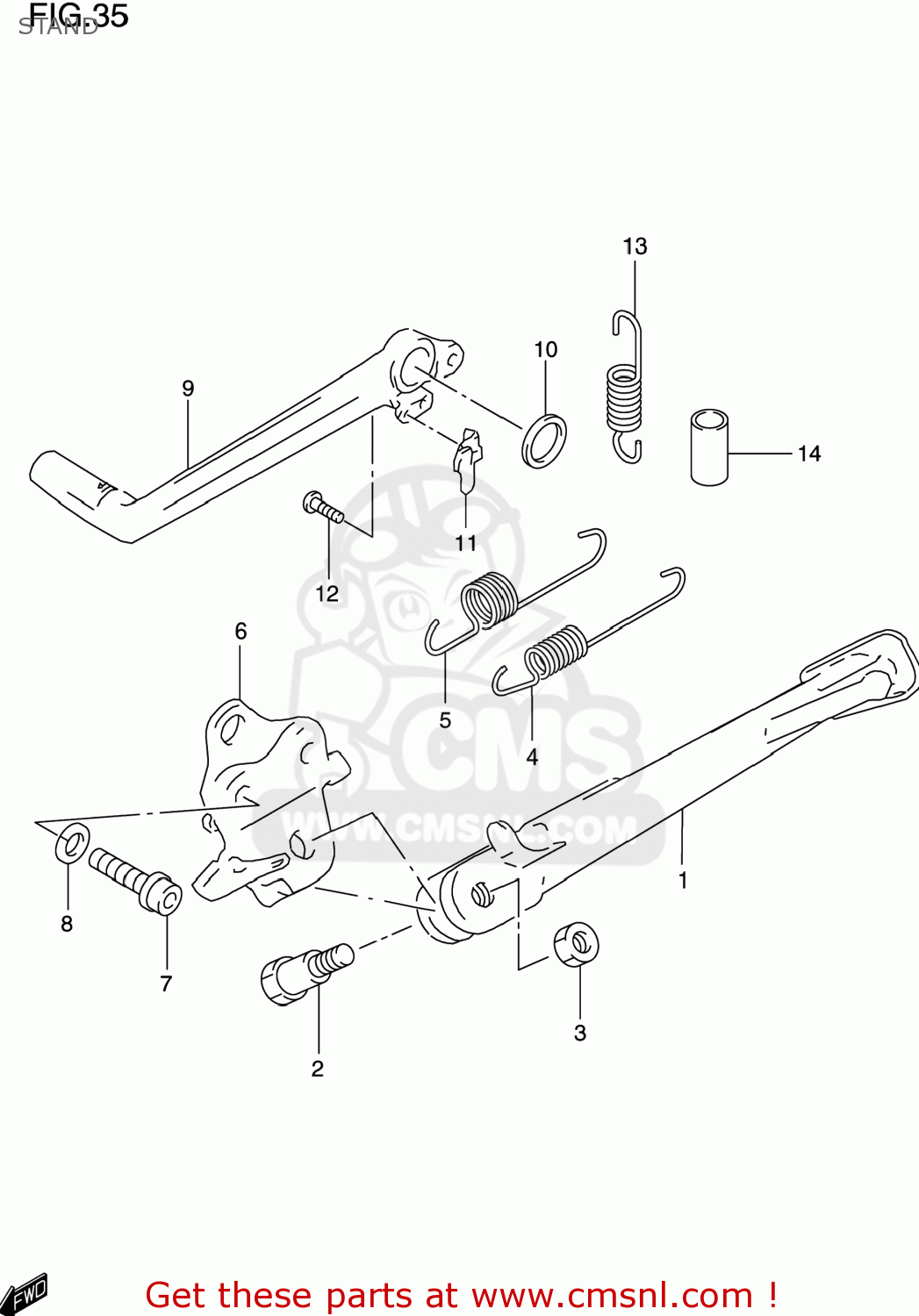 STAND GSXR600 1999 (X) USA (E03)