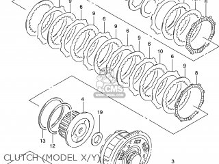CLUTCH (MODEL X/Y) - GSXR600 1999 (X) USA (E03)