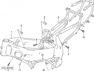 FRAME - GSXR600 1999 (X) USA (E03)
