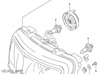 HEADLAMP - GSXR600 1999 (X) USA (E03)
