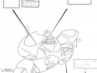 LABEL - GSXR600 1999 (X) USA (E03)