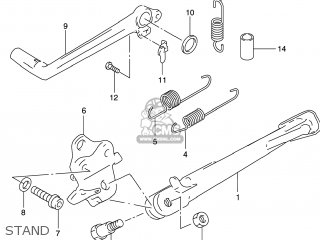 STAND - GSXR600 1999 (X) USA (E03)