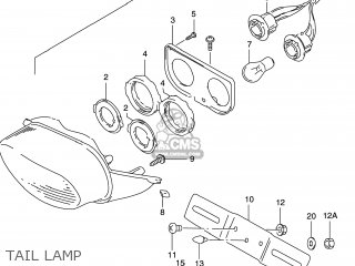 TAIL LAMP - GSXR600 1999 (X) USA (E03)