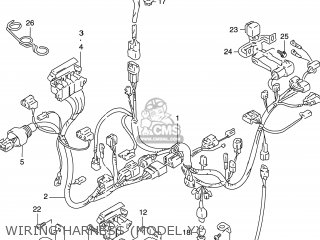 WIRING HARNESS (MODEL Y) - GSXR600 1999 (X) USA (E03)