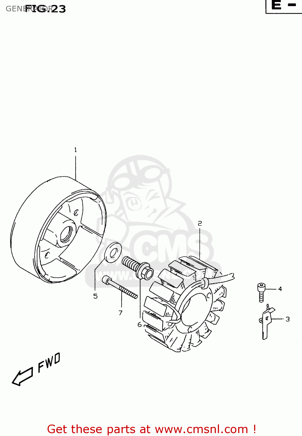GENERATOR GSXR600 1999 (X)