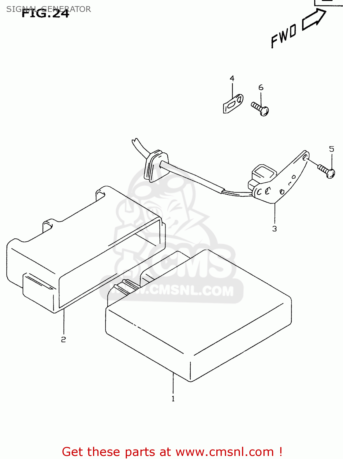 SIGNAL GENERATOR GSXR600 1999 (X)