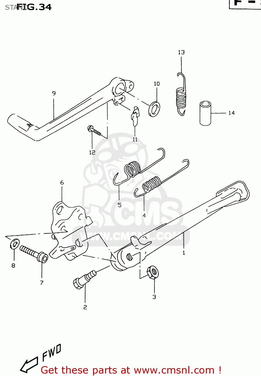 STAND GSXR600 1999 (X)