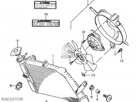 RADIATOR - GSXR600 1999 (X)