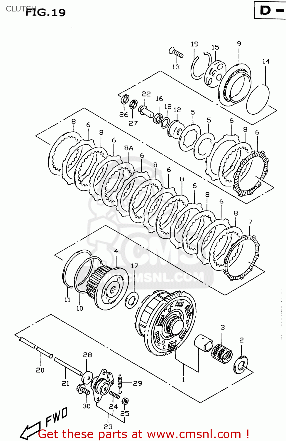 Suzuki Gsxr600 2000 Y Clutch Buy Original Clutch Spares Online 6806