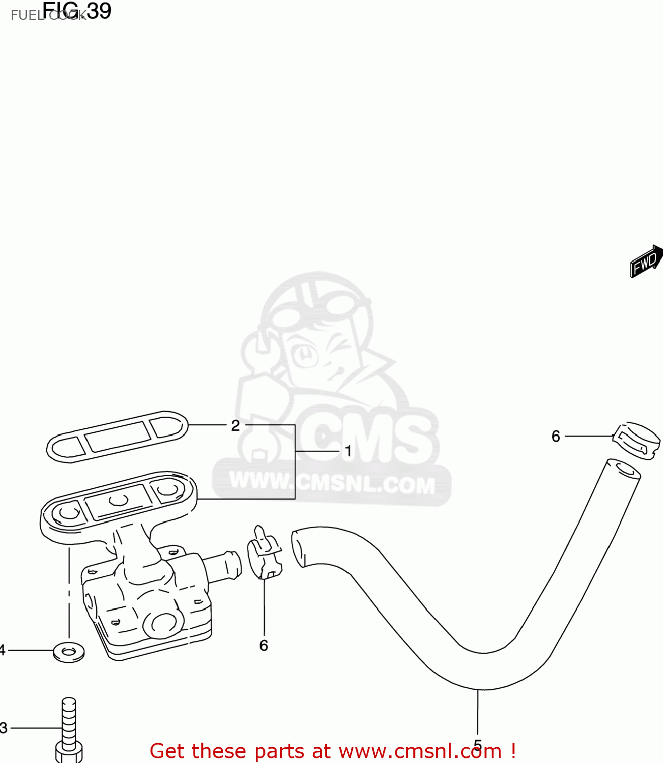 FUEL COCK GSXR600 2000 (Y) USA (E03)