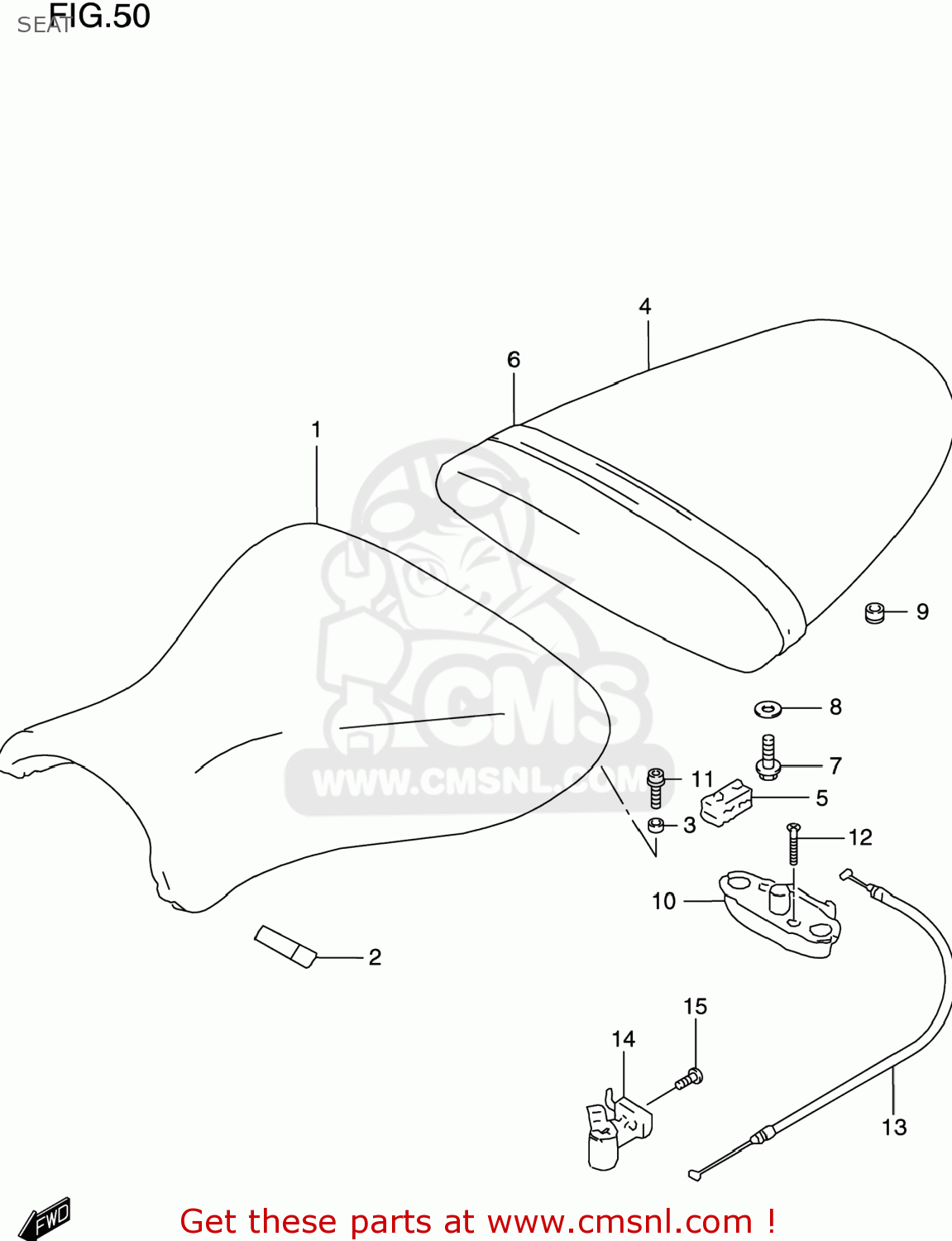 SEAT GSXR600 2000 (Y) USA (E03)