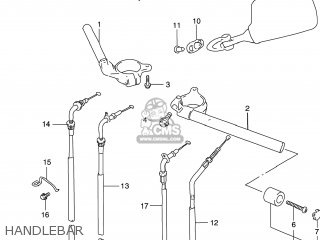 HANDLEBAR - GSXR600 2000 (Y) USA (E03)