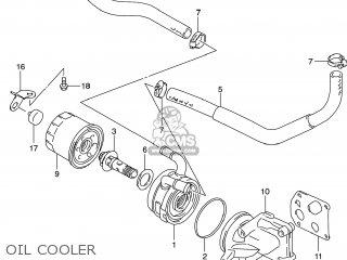 OIL COOLER - GSXR600 2000 (Y) USA (E03)
