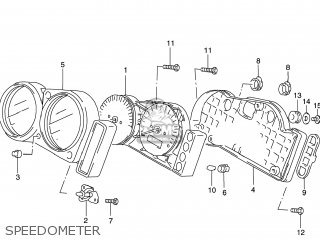 SPEEDOMETER - GSXR600 2000 (Y) USA (E03)