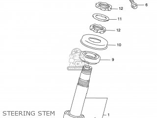 STEERING STEM - GSXR600 2000 (Y) USA (E03)
