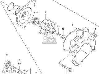 WATER PUMP - GSXR600 2000 (Y) USA (E03)