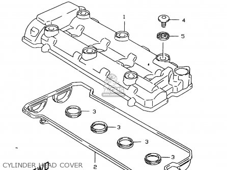 CYLINDER HEAD COVER - GSXR600 2000 (Y)