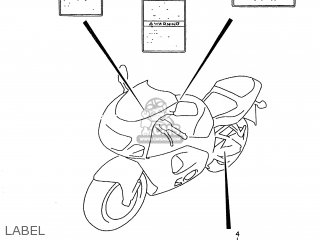 LABEL - GSXR600 2000 (Y)