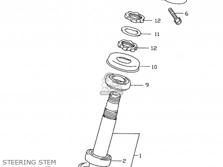 STEERING STEM - GSXR600 2000 (Y)