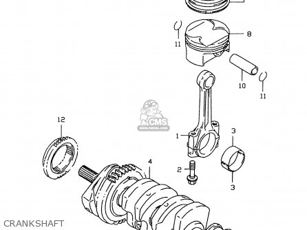 CRANKSHAFT - GSXR600 2000 (Y)