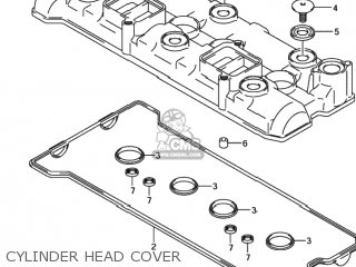 CYLINDER HEAD COVER - GSXR600 2001 (K1) USA (E03)