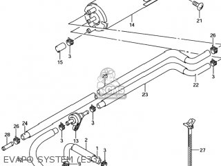 EVAPO SYSTEM (E33) - GSXR600 2001 (K1) USA (E03)